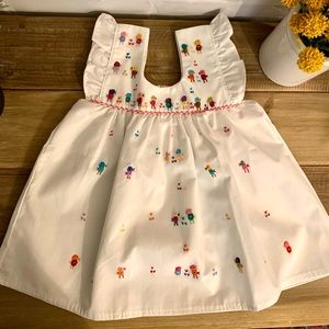 💖Gorgeous Newborn Embroidered Mexican Dress SZ 0